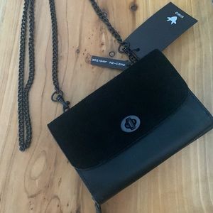 Kiko Leather Two Tone Crossbody - New with Tags